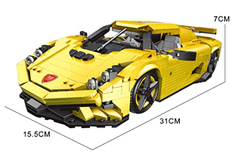 Závodné auto Regera Mould King 10018 - Creative idea