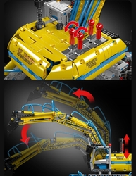 Pneumatické terénní rypadlo Mould King 17060 - Models