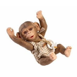 Guca 991 REBORN MONKEY - realistic baby monkey with full vinyl body - 32 cm