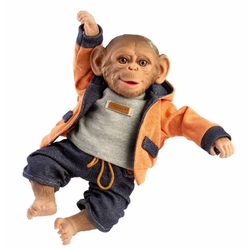 Guca 986 REBORN MONKEY – Realistisches Affenbaby mit weichem Stoffkörper – 32 cm