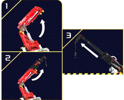 Nákladní vůz s jeřábem R/C Mould King 17063 - Models