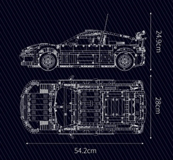 Závodní rally speciál C4 WRC Mould King 13187 - Models